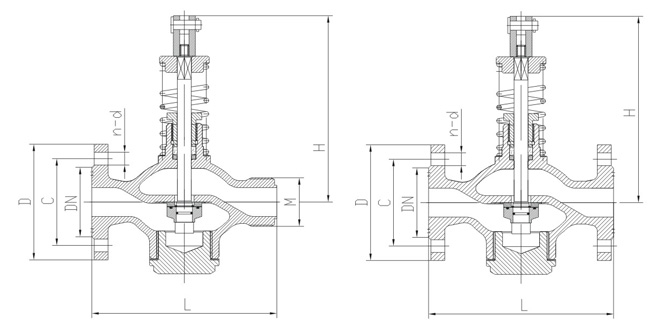 船用自閉式放泄閥CB/T601-92(圖1) 船用自閉式放泄閥CB/T601-92